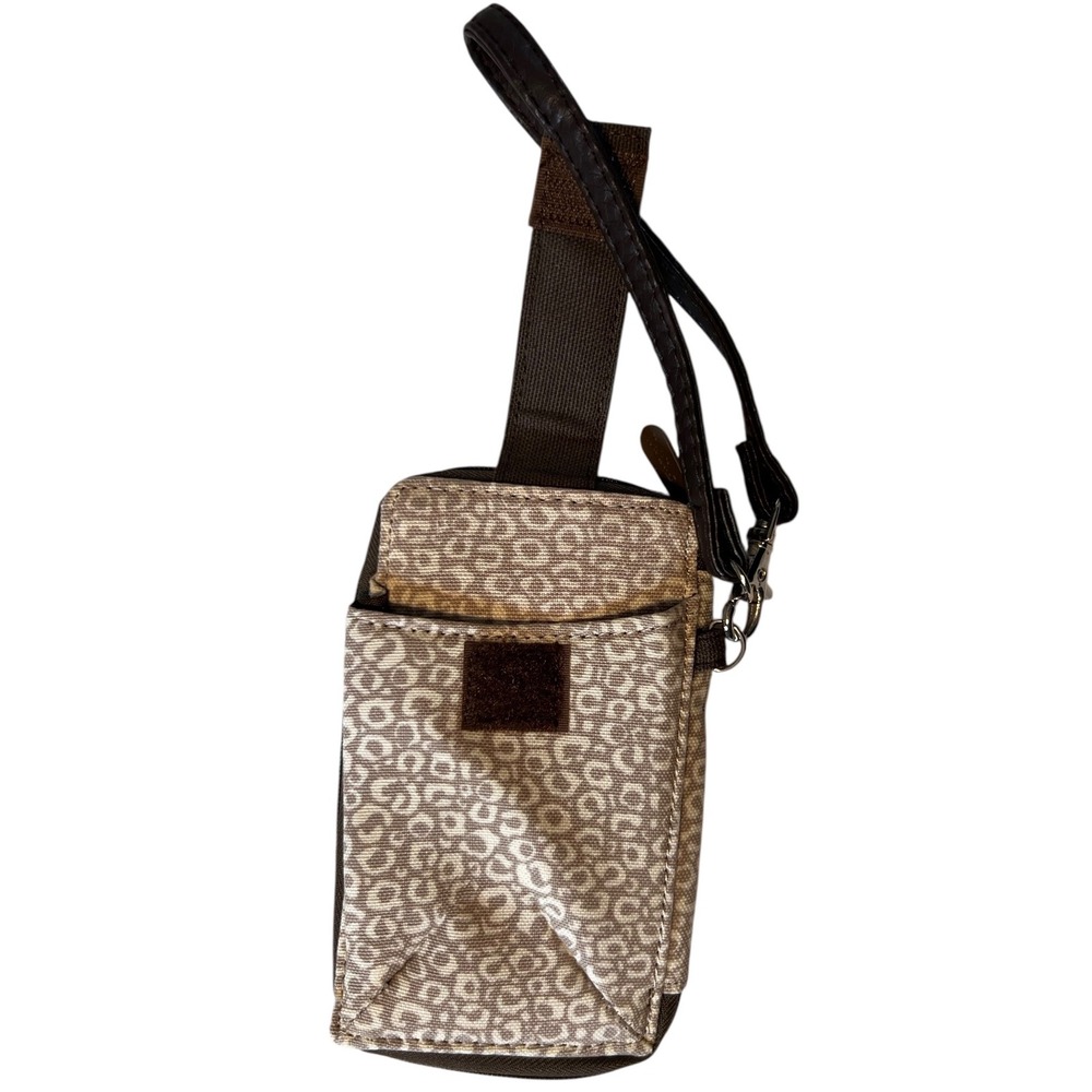 Thirty-One Leopard Print Wallet Wristlet Card Organizer Travel Bag